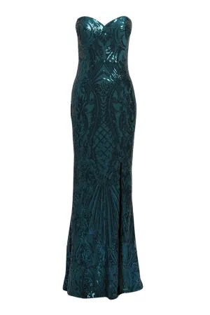 Isabella Sweetheart Fishtail Gown