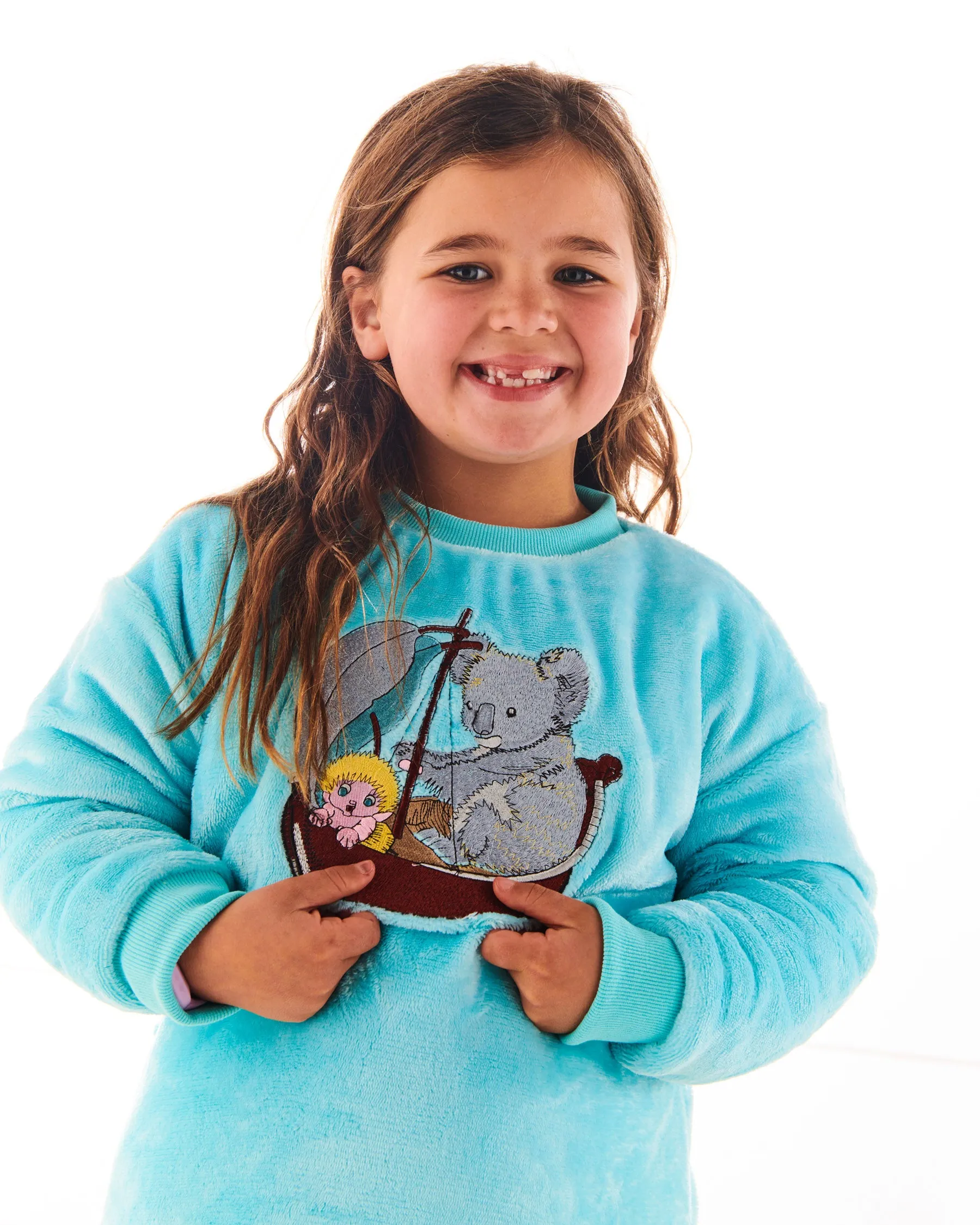 Kip&Co x May Gibbs Koala Cutie Oversized Bedtime Sweater