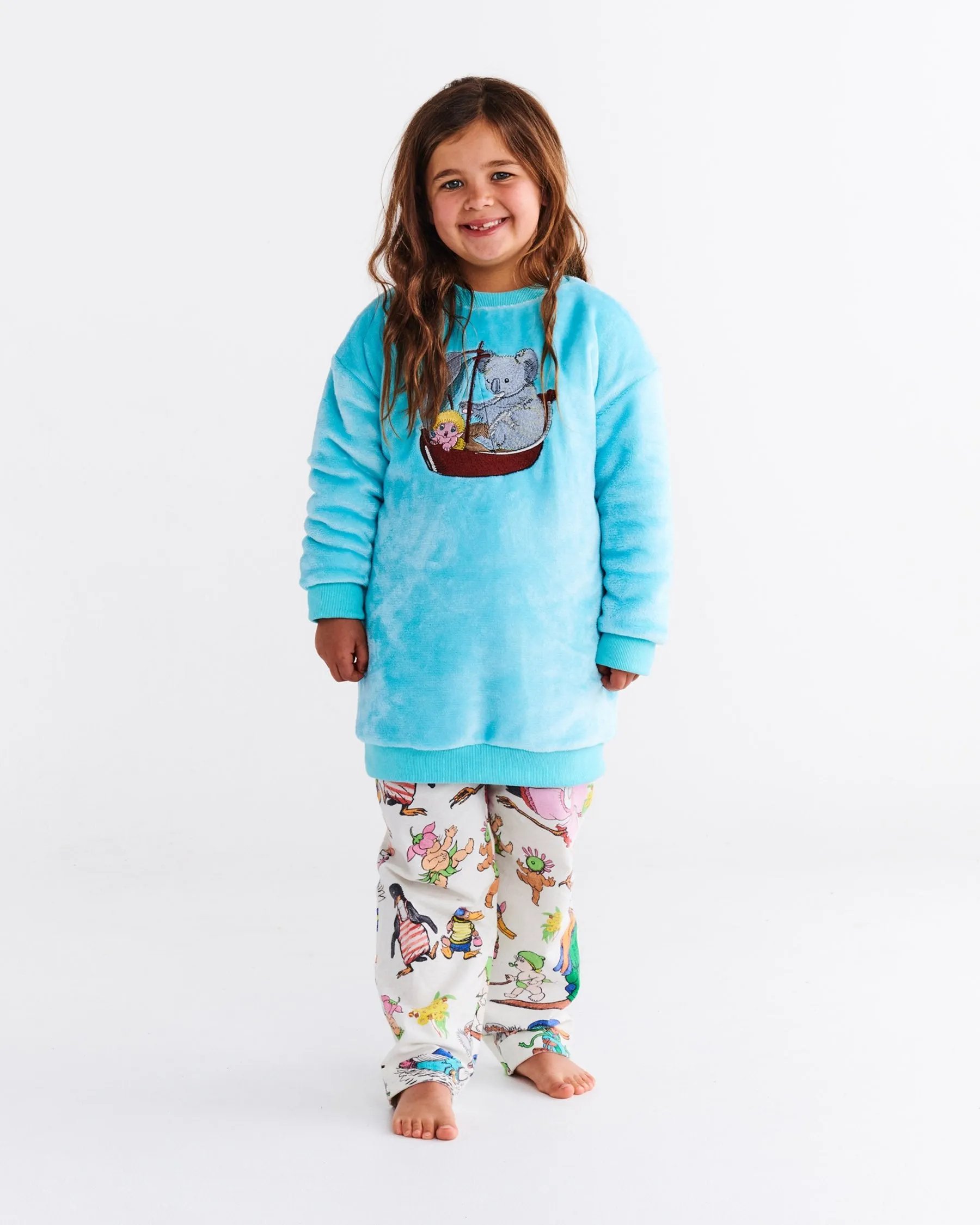 Kip&Co x May Gibbs Koala Cutie Oversized Bedtime Sweater