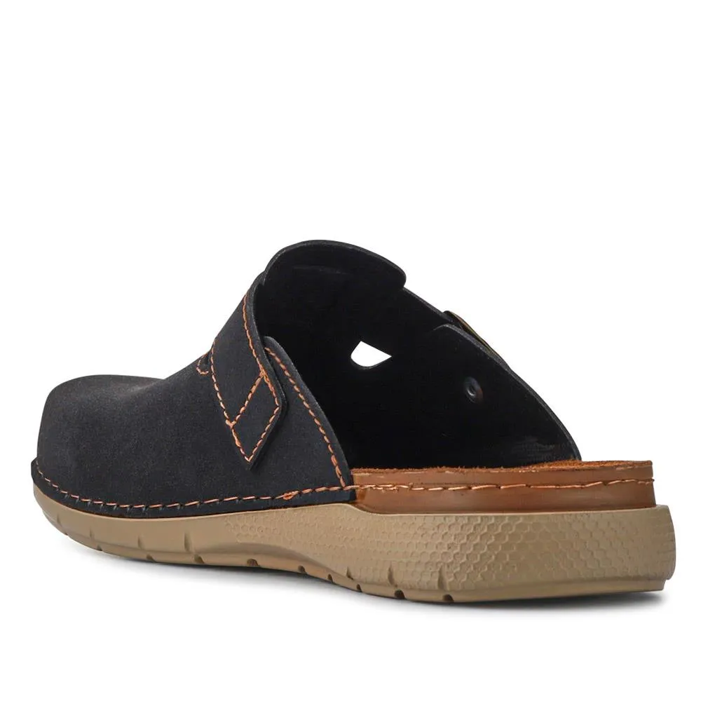 Leather Closed-Toe Mules - INB41017 / 327 006