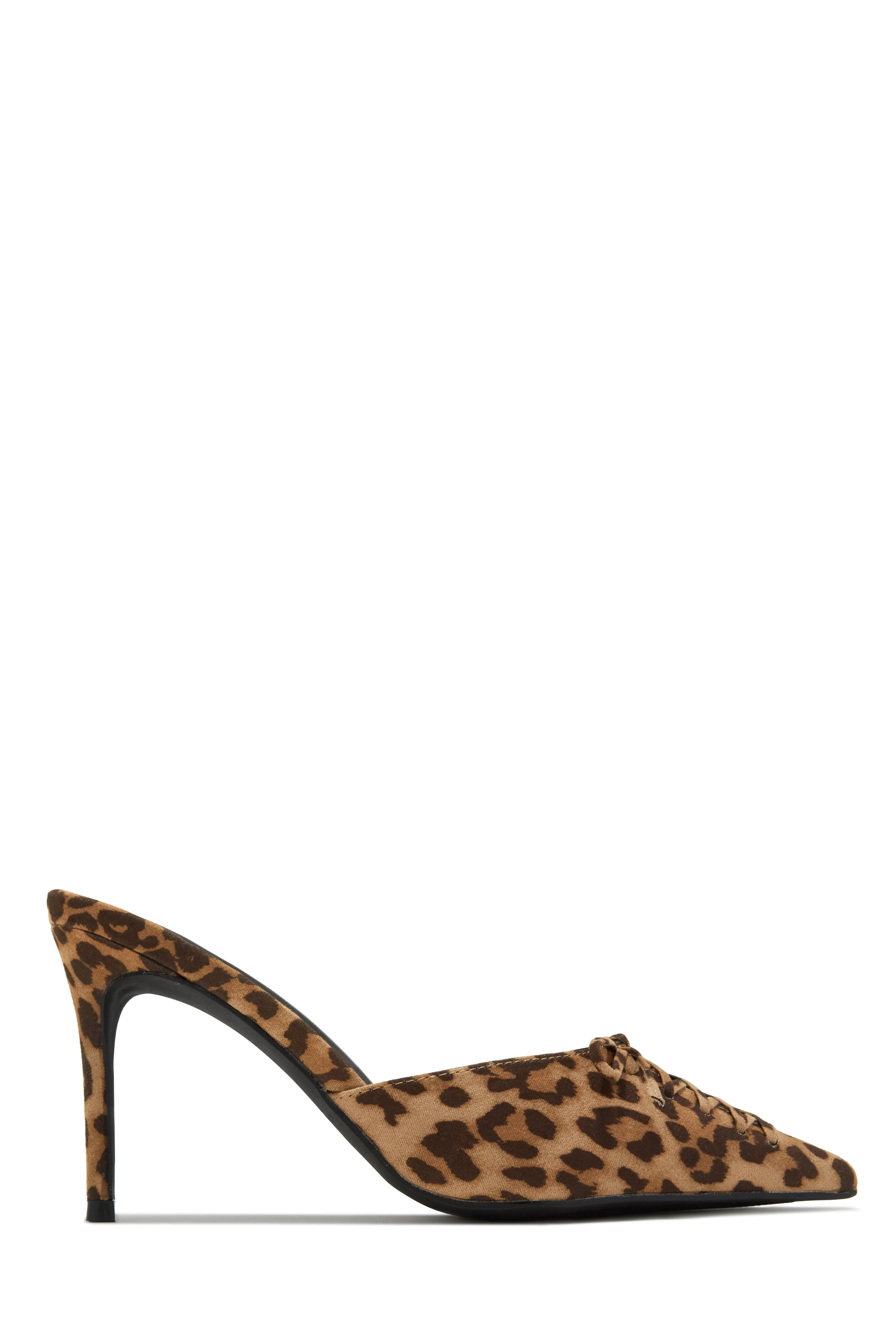 Lina Pump Heel Mules - Pink