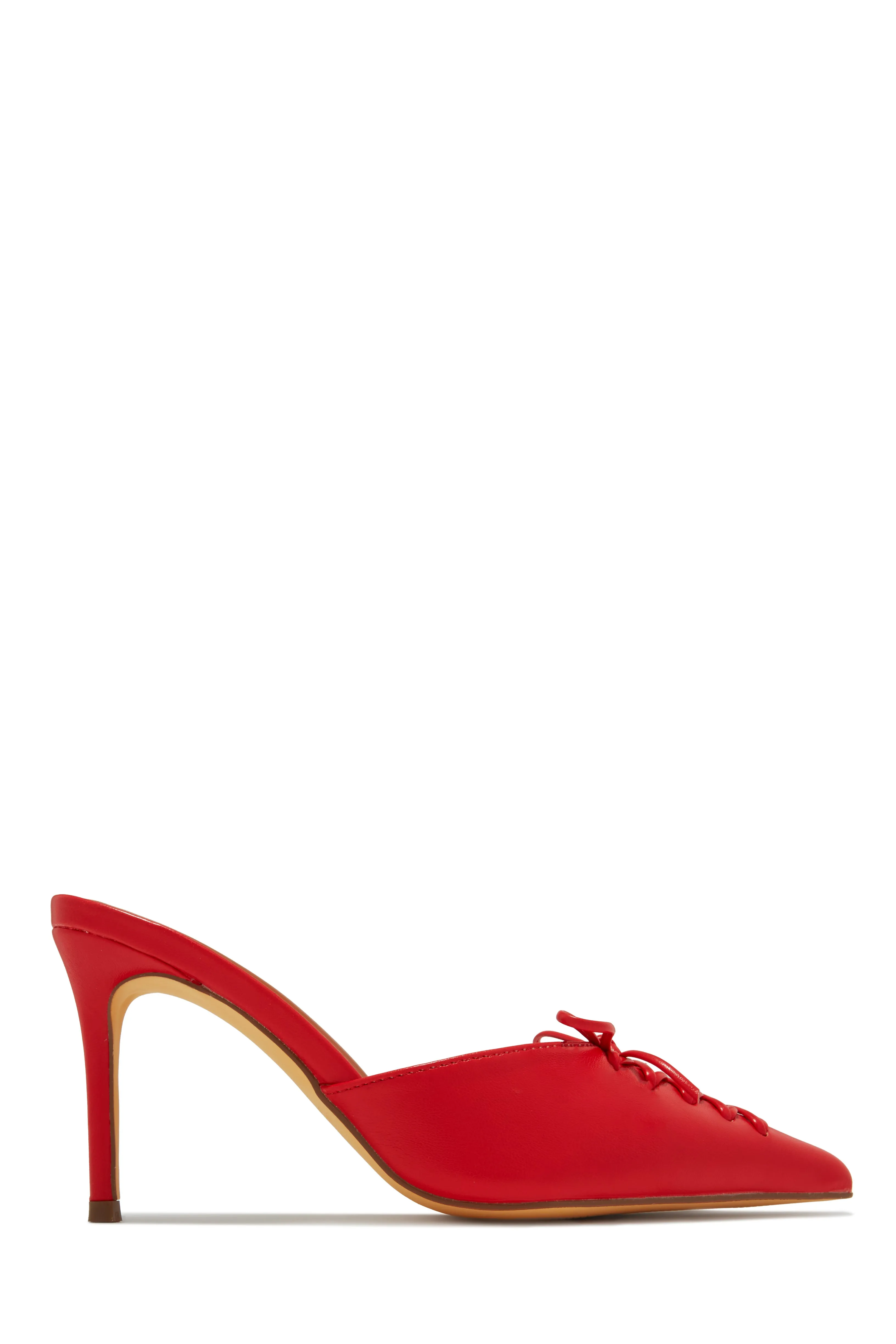Lina Pump Heel Mules - Pink