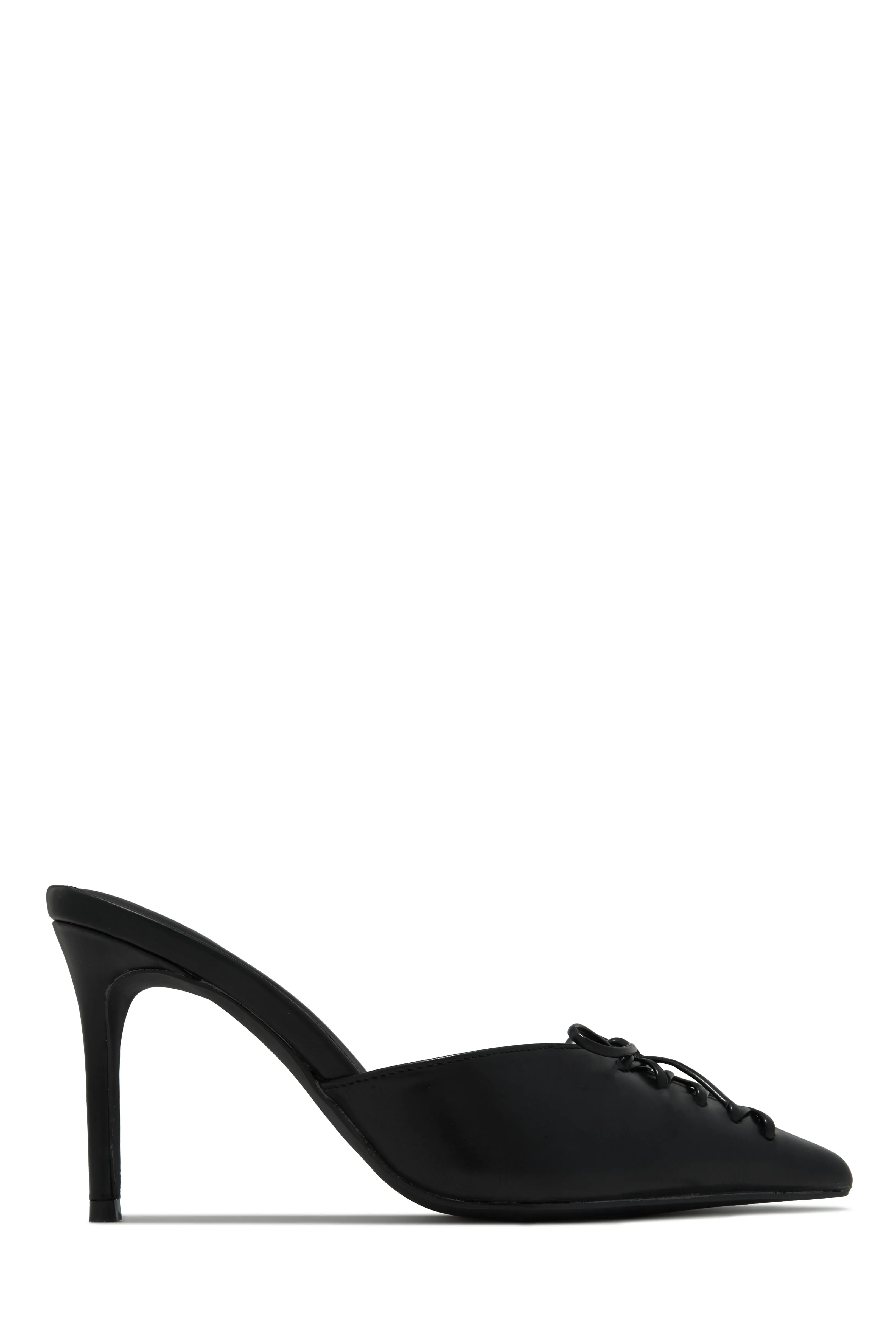 Lina Pump Heel Mules - Pink