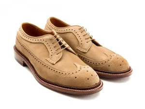 Longwing Blucher Tan Suede
