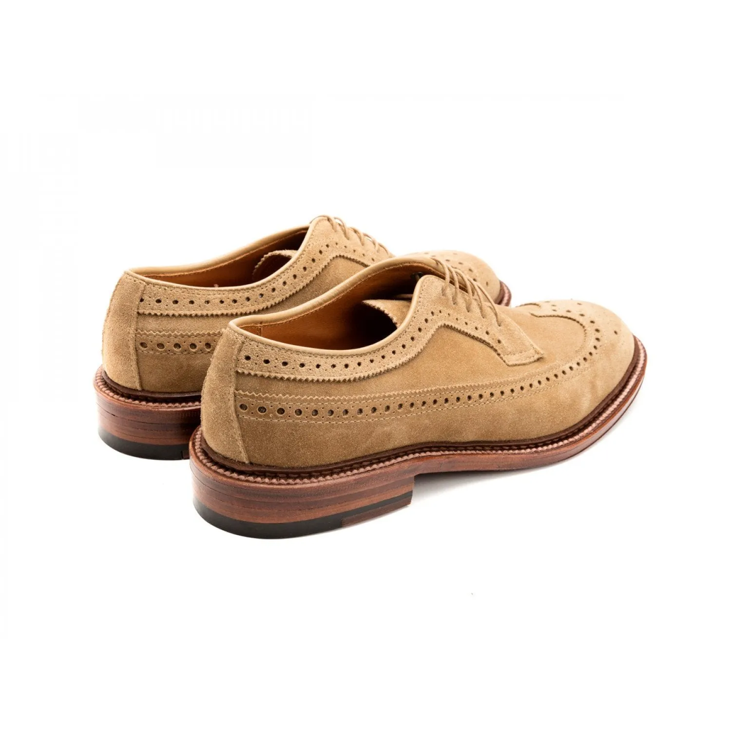 Longwing Blucher Tan Suede