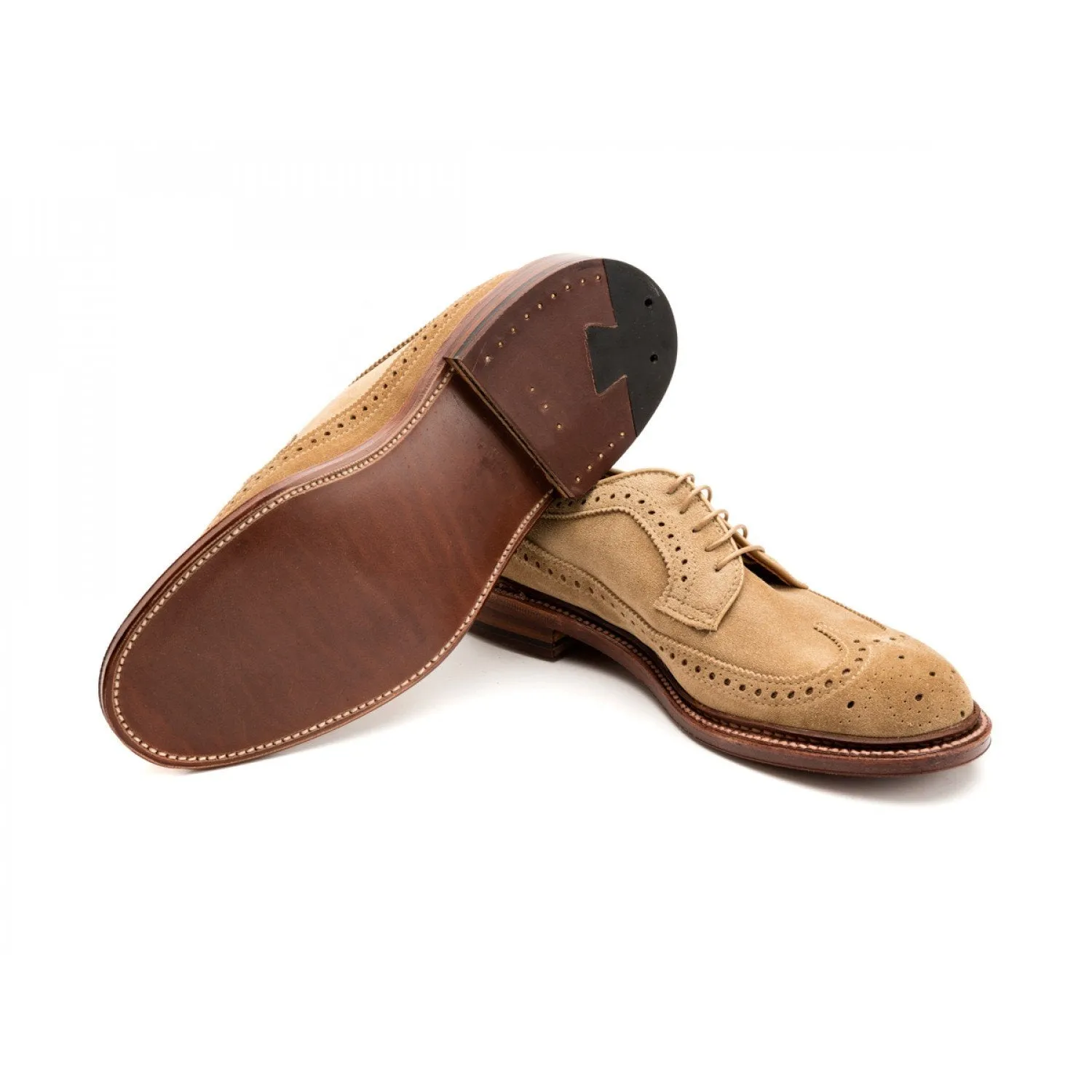 Longwing Blucher Tan Suede