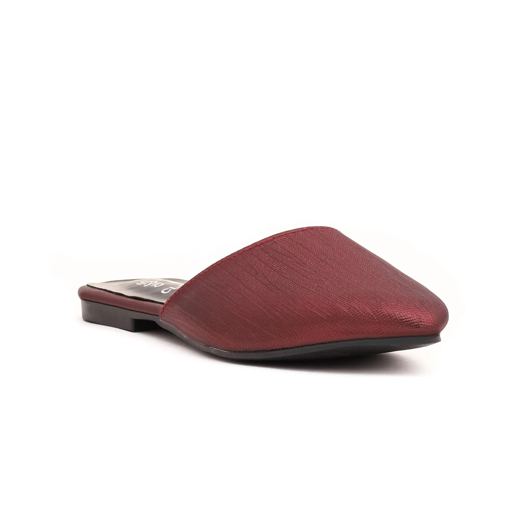 Maroon Casual mule CL1503