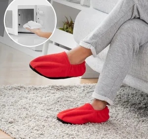 Microwaveable Heated Slippers - Various Colours