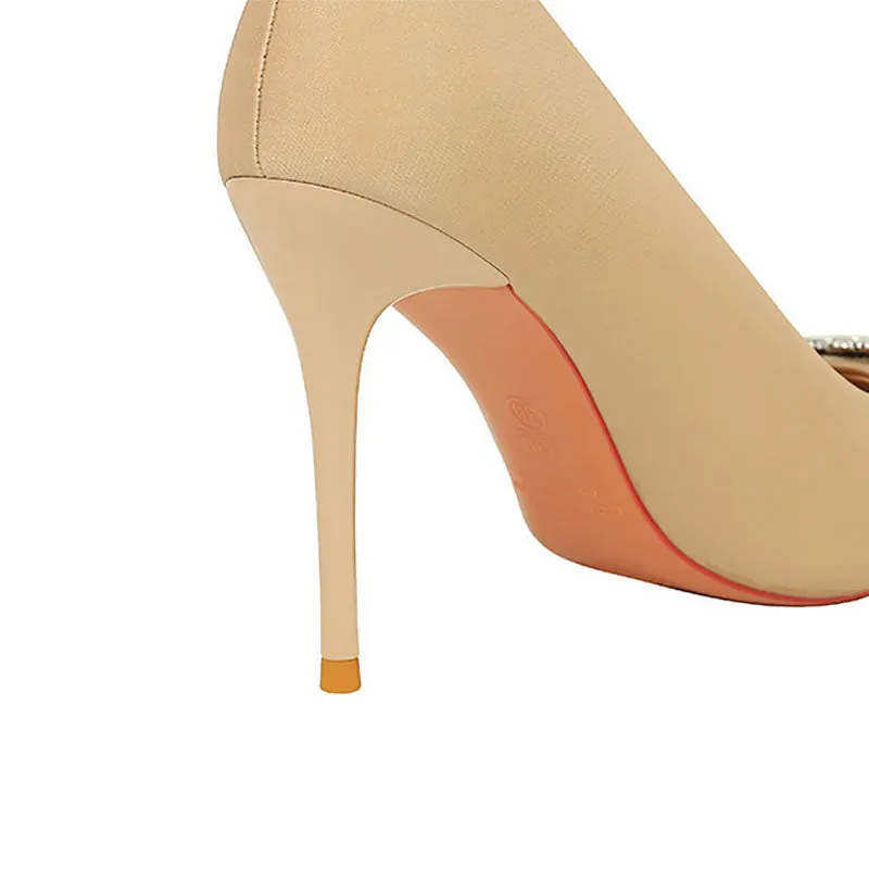 Nemesia Rhinestone Stiletto Pumps