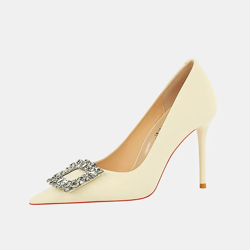 Nemesia Rhinestone Stiletto Pumps