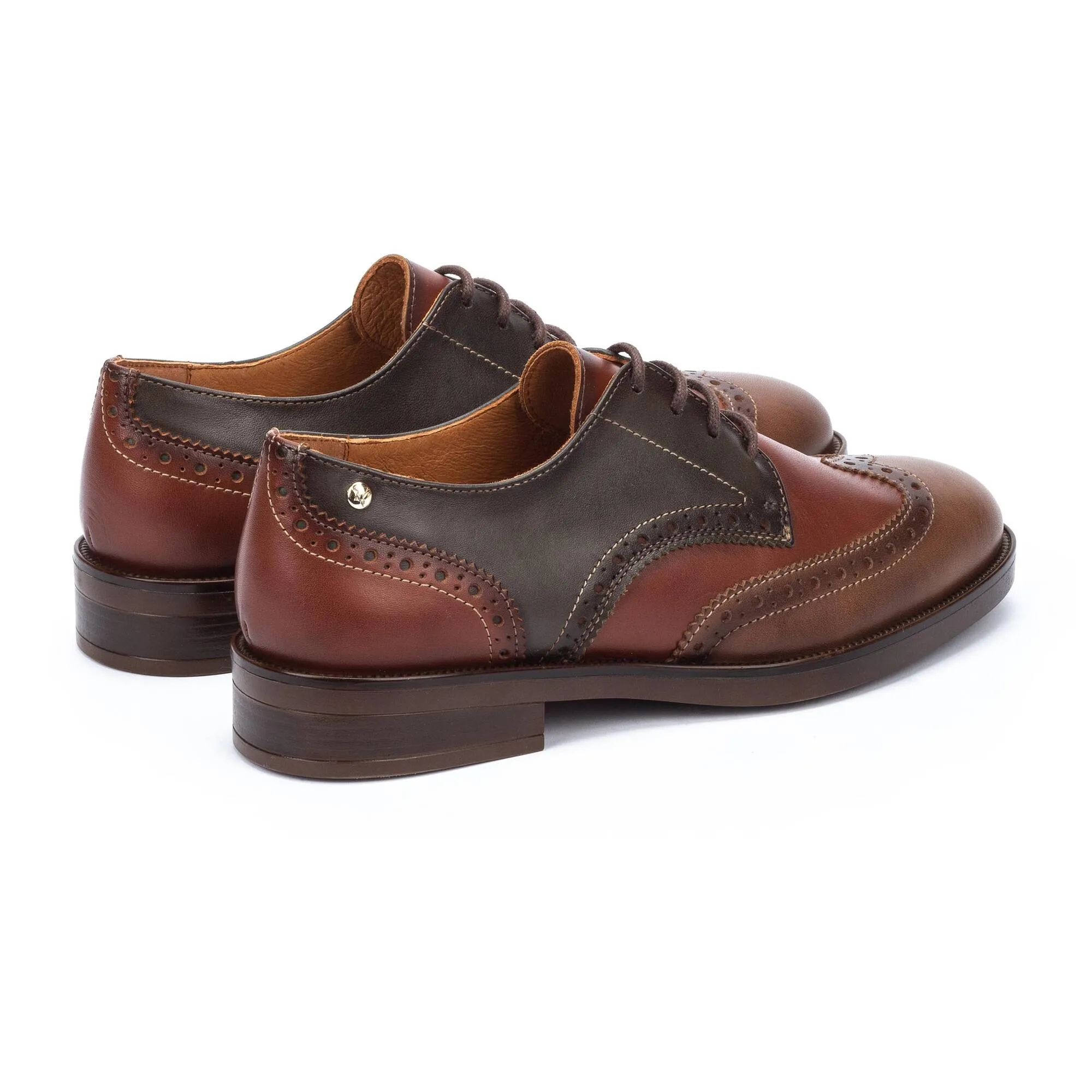 Pikolinos Women's Puertollano W3C-4868C1 Leather Blucher Shoes Topo Brown