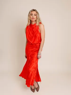 ROLLING IN THE DEEP MIDI DRESS