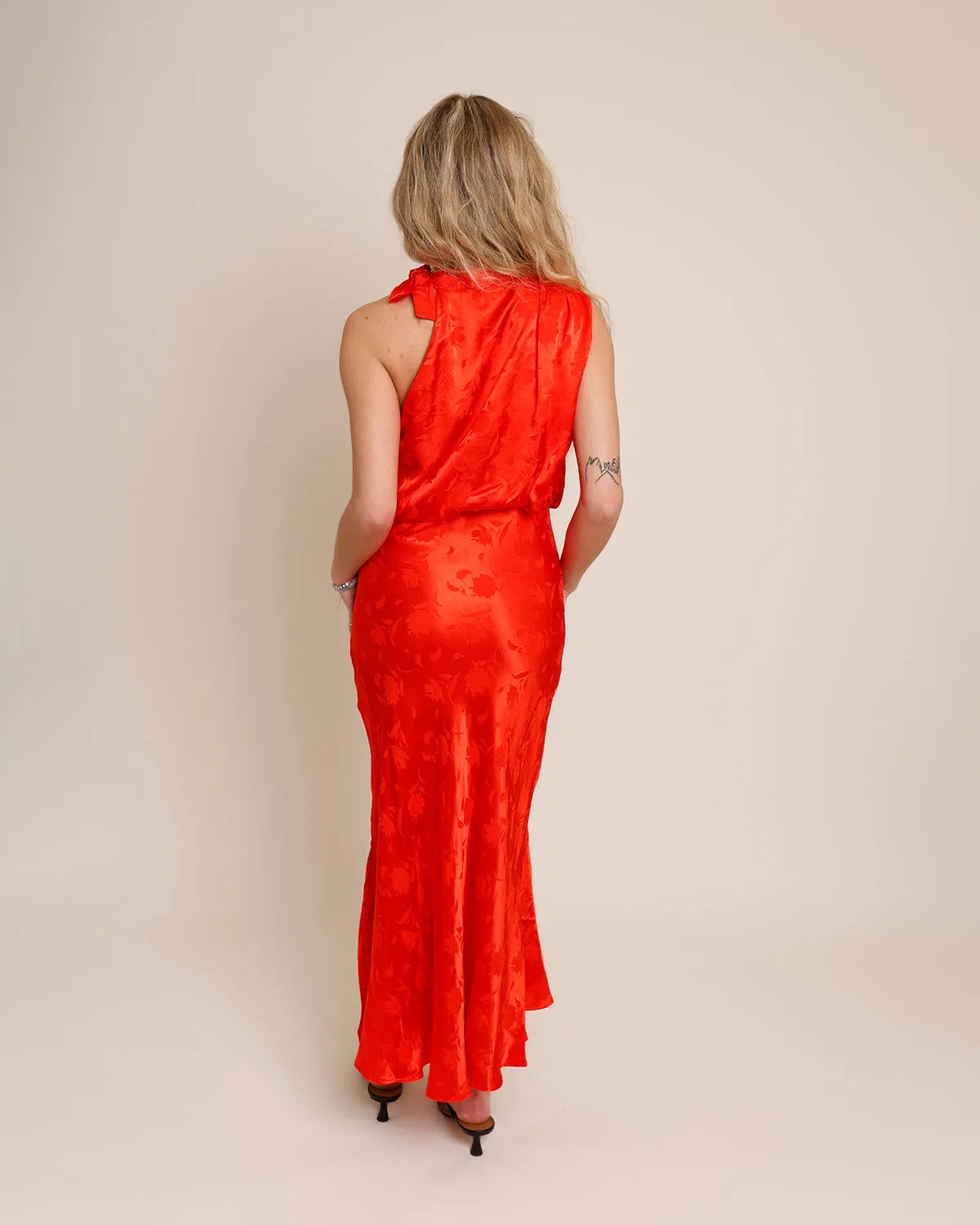ROLLING IN THE DEEP MIDI DRESS