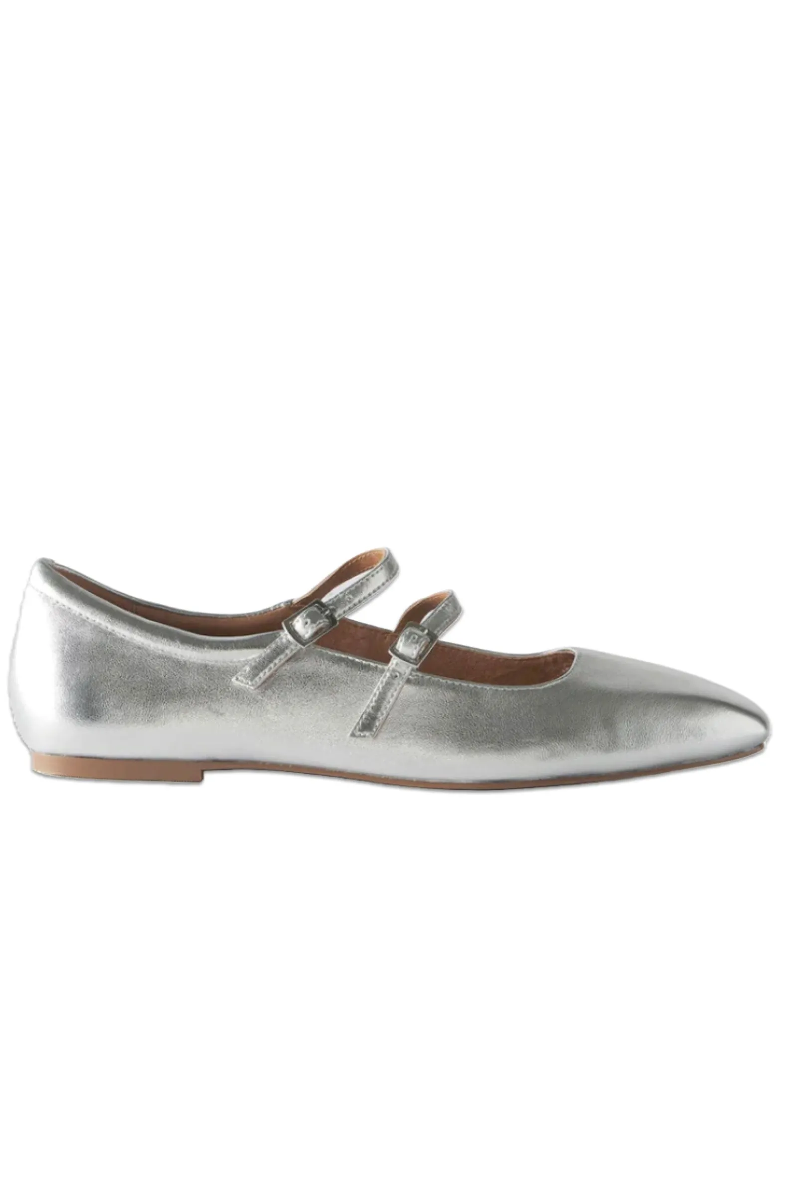 Silver Ballet Pumps
