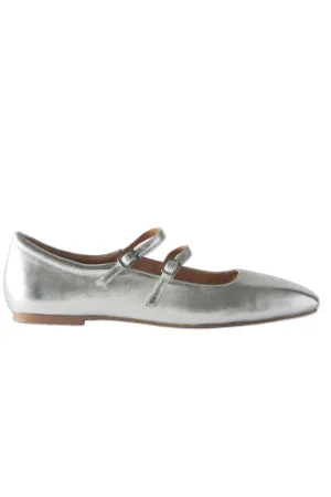 Silver Ballet Pumps