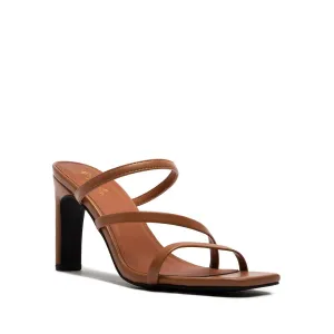 Strappy Kiara Heels In Camel