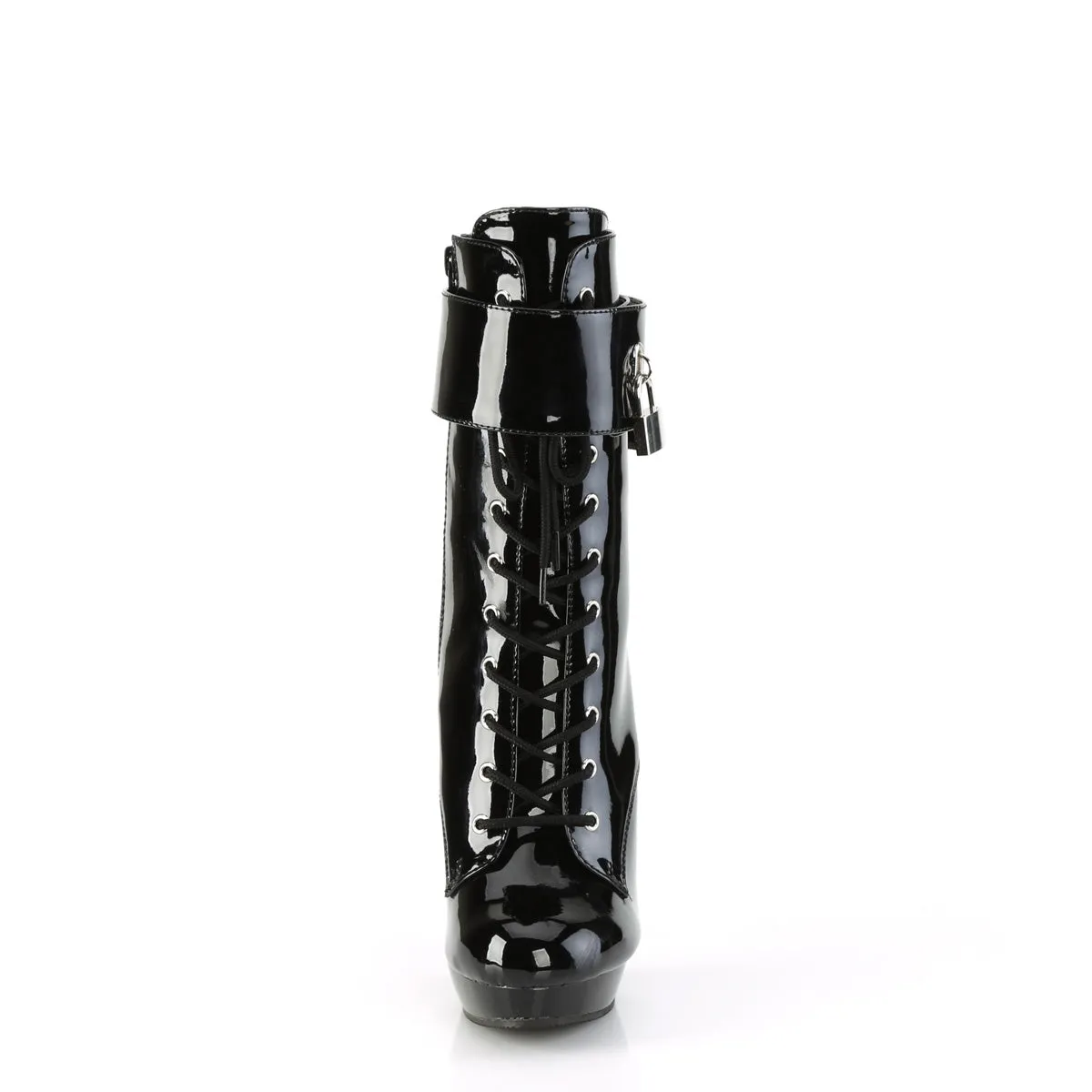 SULTRY-1023 Fabulicious 6" Sultry Black Patent Sexy Boots (High Heels)