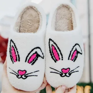 The Easter Bunny Slippers: Sherpa Slippers