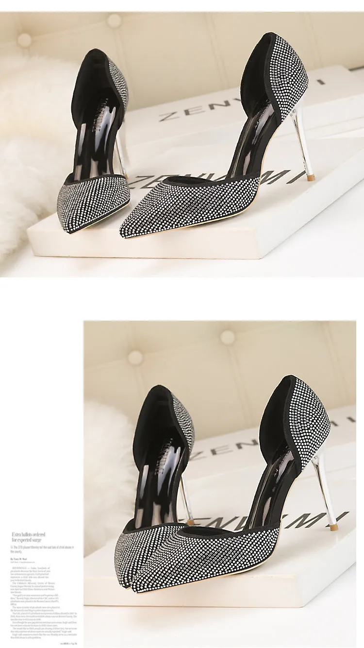 Tillbuy Crystal star high heels