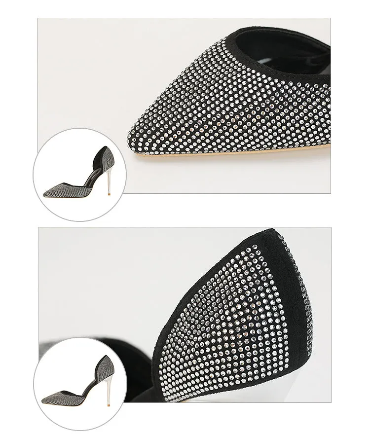 Tillbuy Crystal star high heels