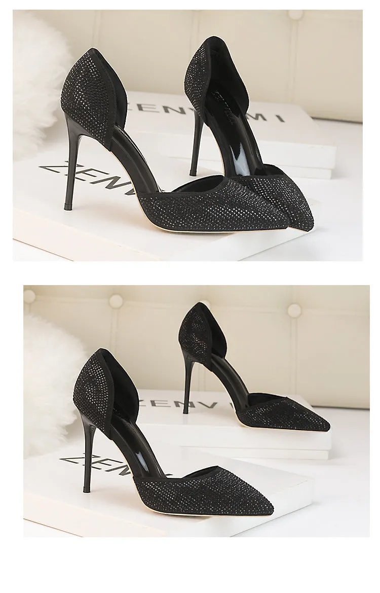 Tillbuy Crystal star high heels