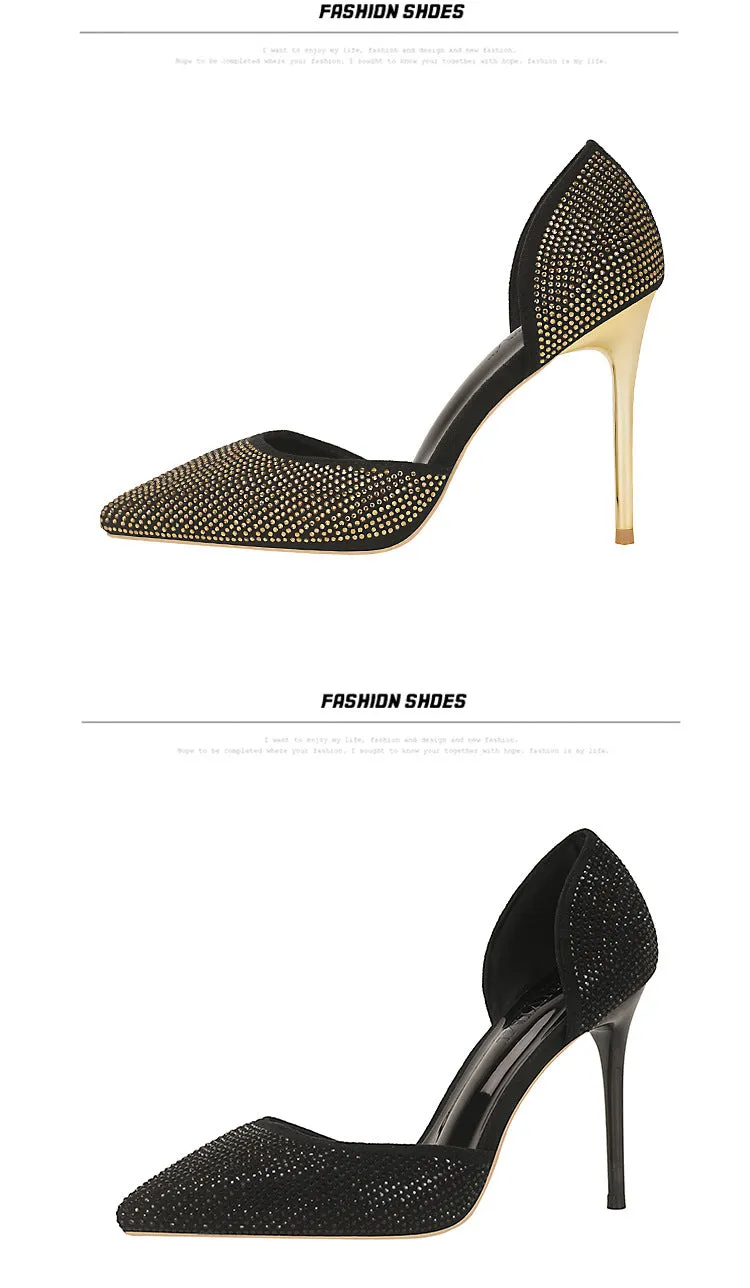 Tillbuy Crystal star high heels