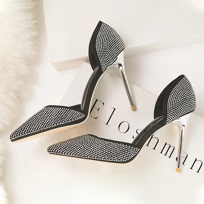 Tillbuy Crystal star high heels