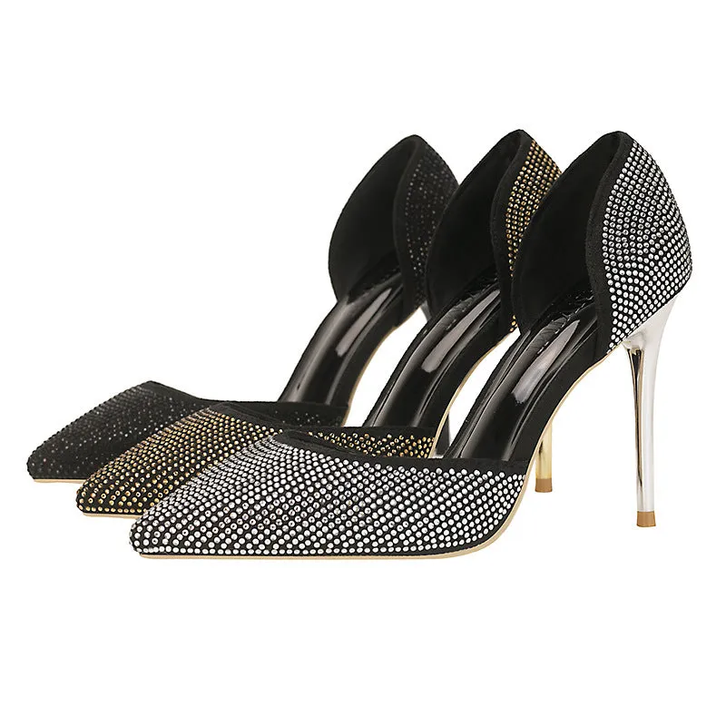 Tillbuy Crystal star high heels
