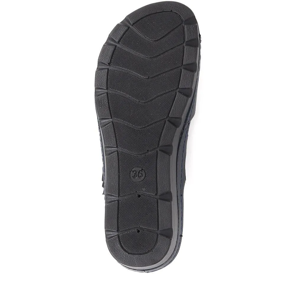Touch-Fasten Wedge Heel Sandals - SERAY39013 / 326 332