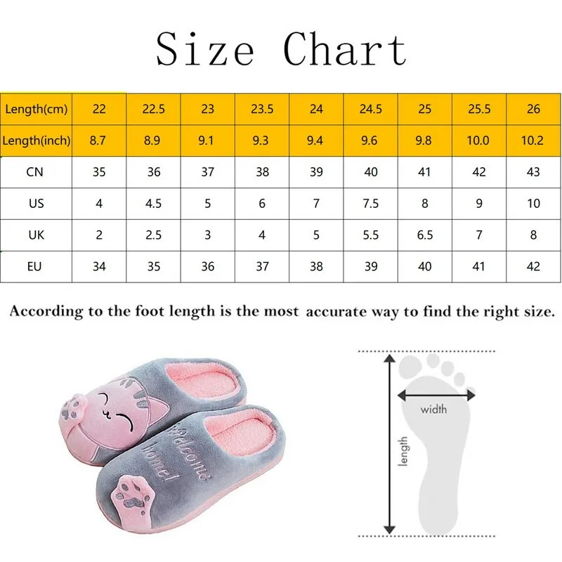 Unisex Winter Warm Home Slippers