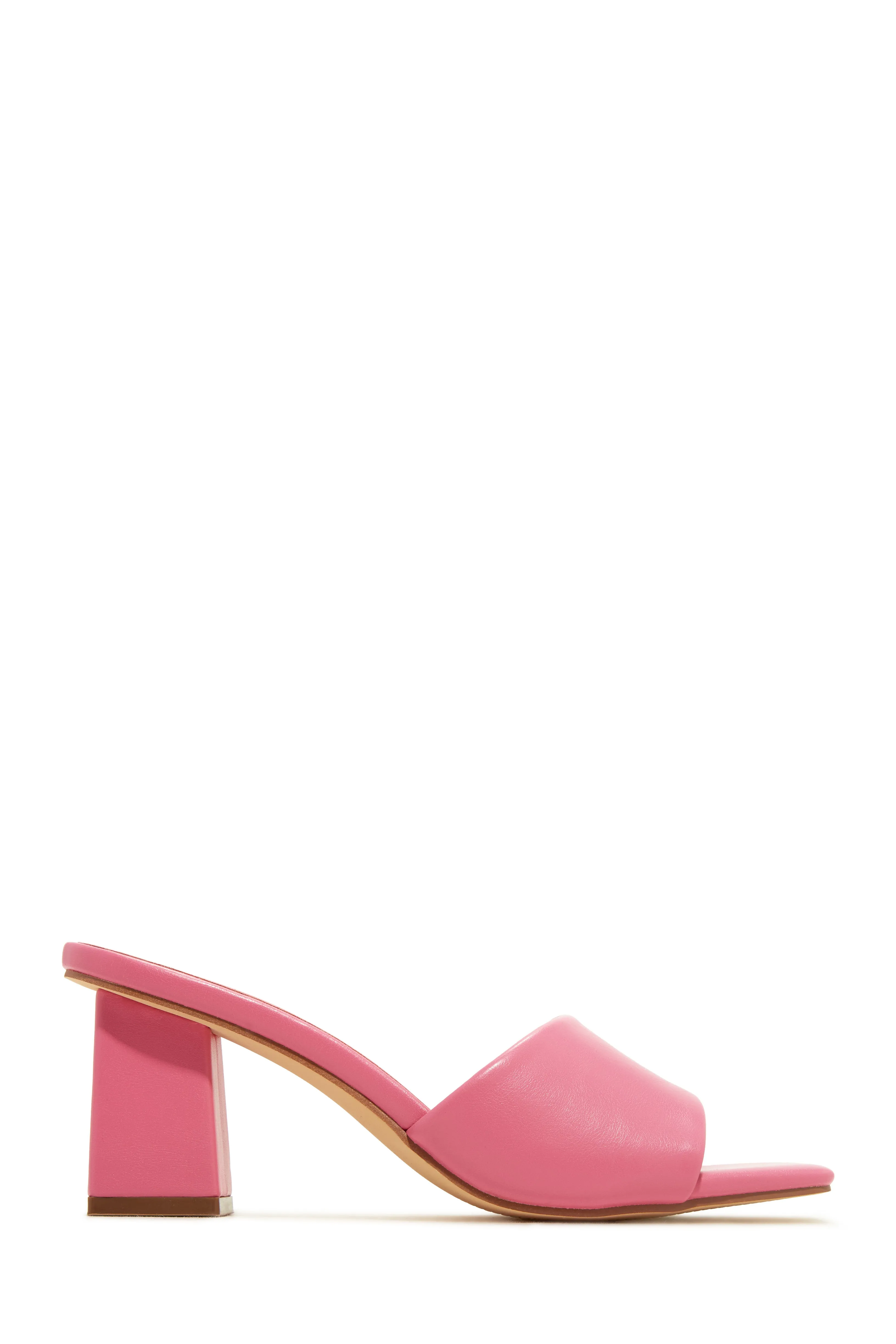 Valentine Block Heel Mules - Green