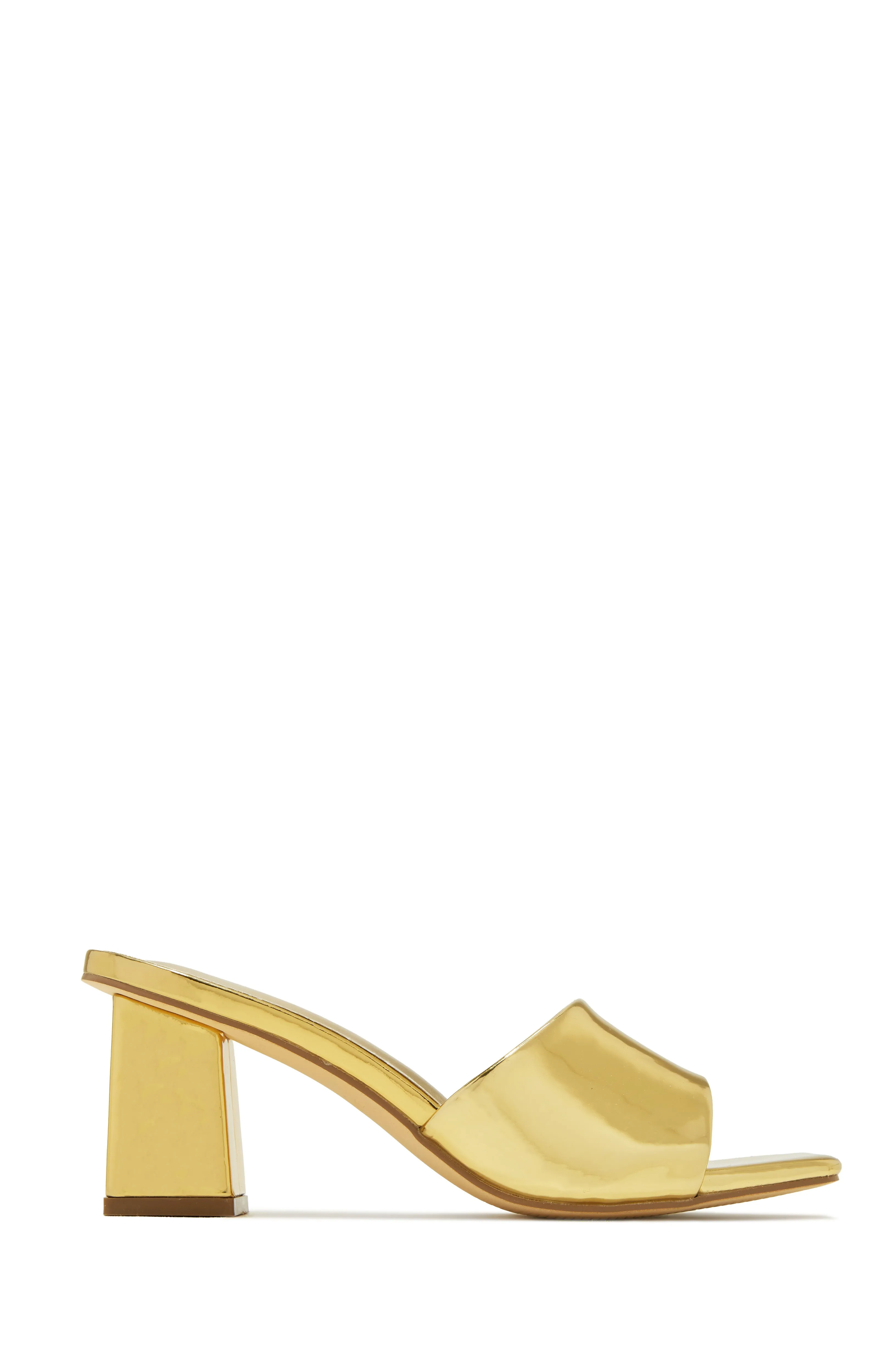 Valentine Block Heel Mules - Green