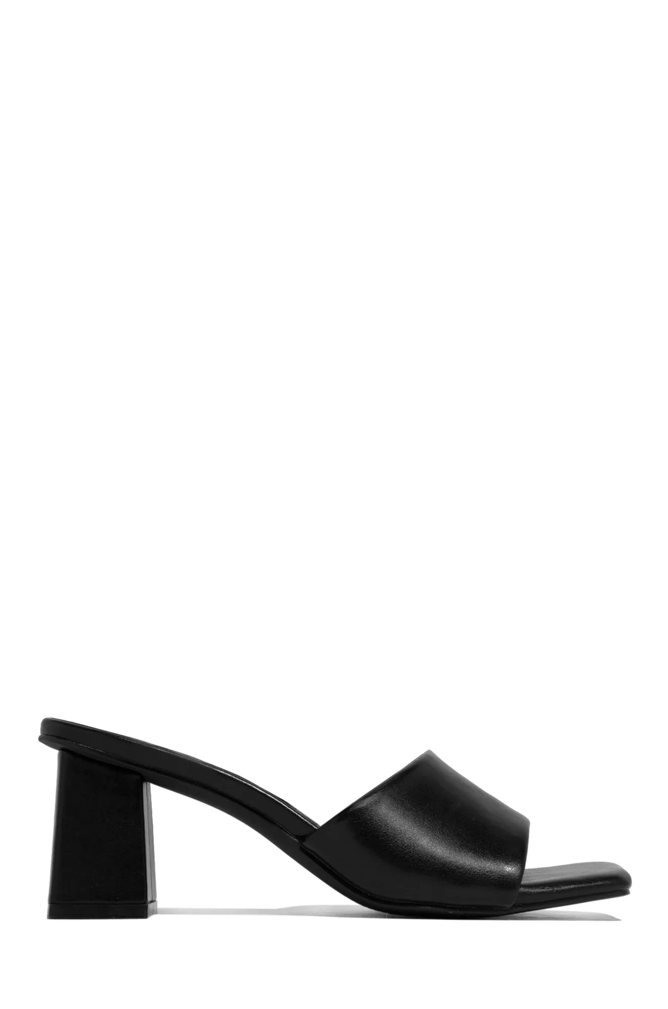 Valentine Block Heel Mules - Green