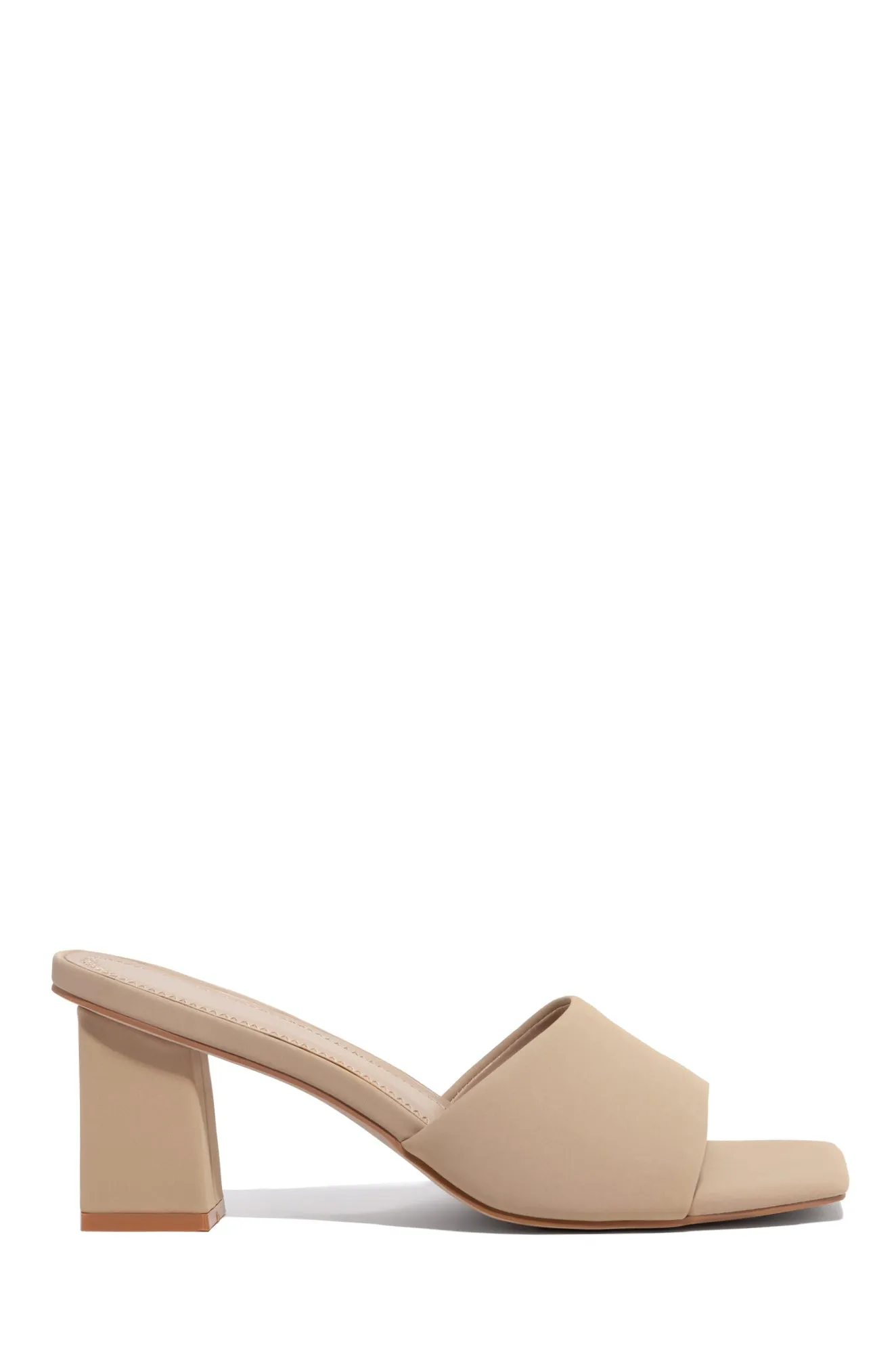 Valentine Block Heel Mules - Green