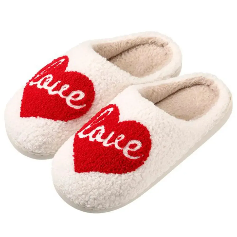 Valentines Day Heart Love Slipper
