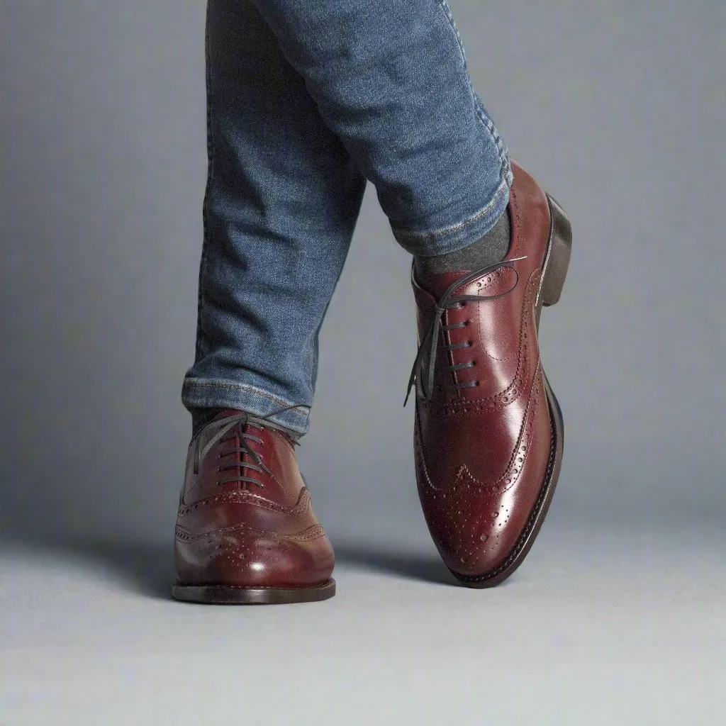 WINGTIPS BURGUNDY (TRADITIONAL-Z1)