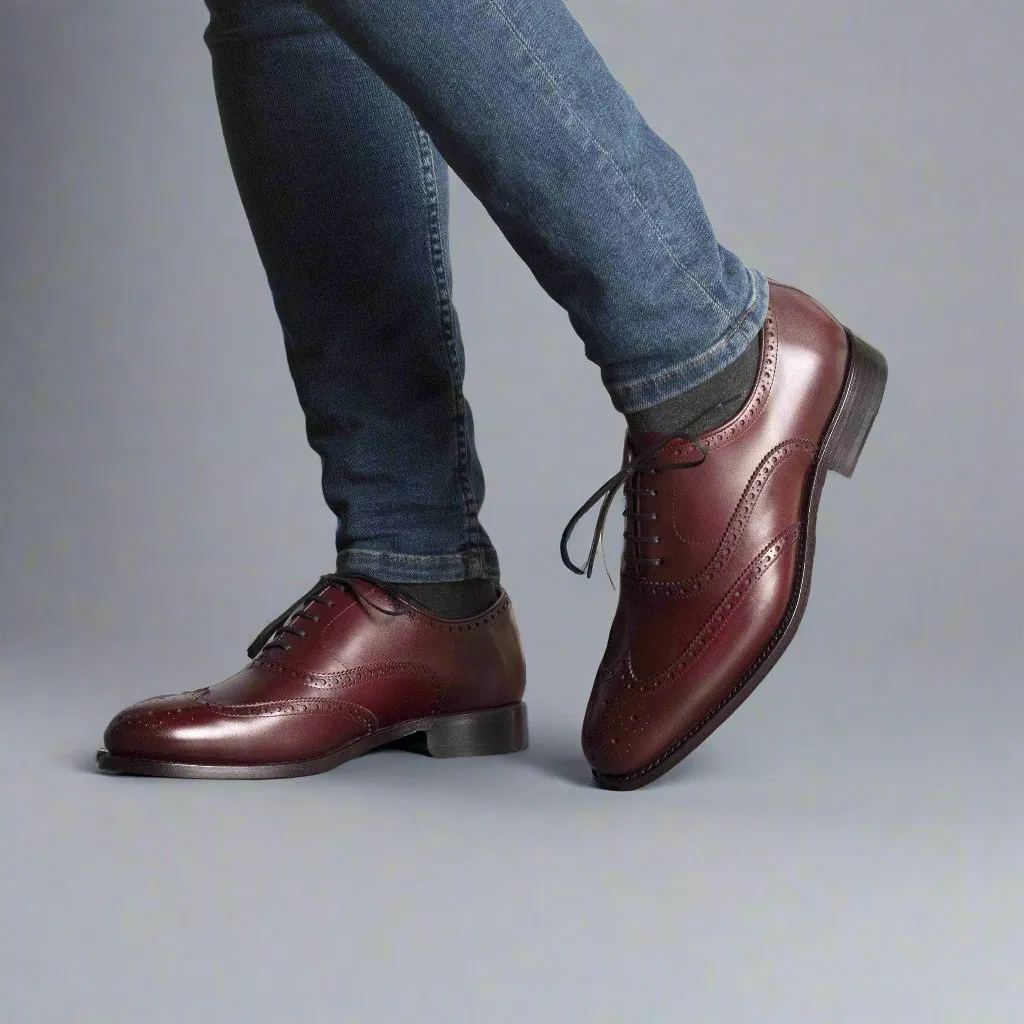 WINGTIPS BURGUNDY (TRADITIONAL-Z1)