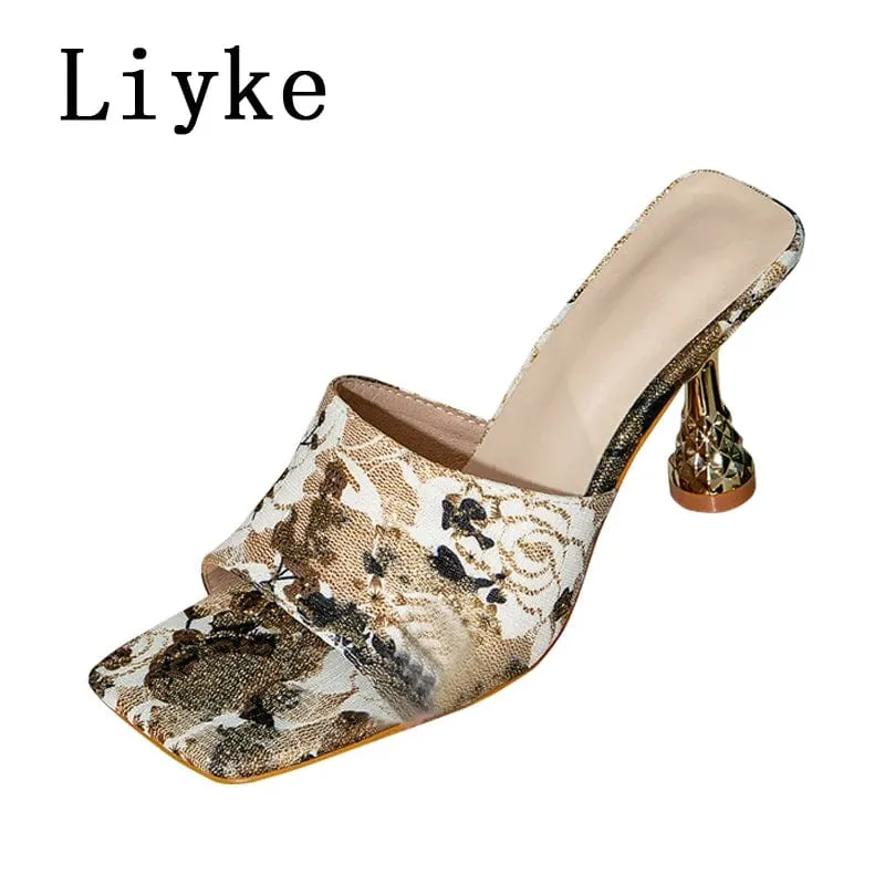 Women   Cozy Shallow Square Toe Sandals