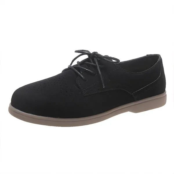 Women's Retro Carved Flat Strappy Casual Brogues 33440077S